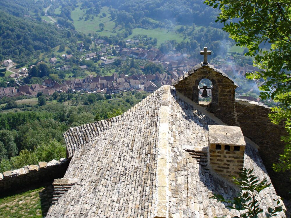 Conliège depuis l'ermitage Sainte-Anne