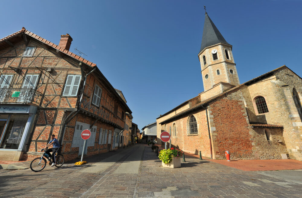 L'église et la maison du lieutenant-juge