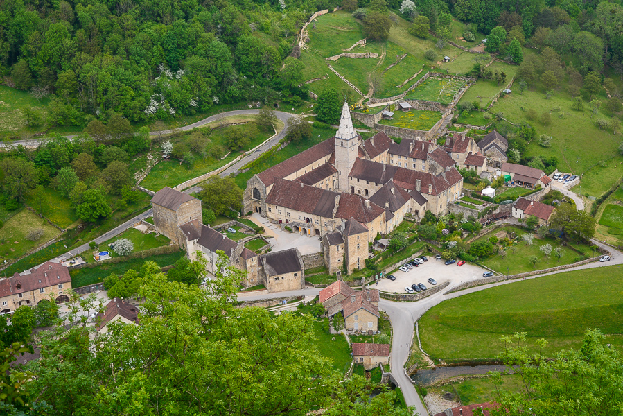 Le village autour de l'abbaye