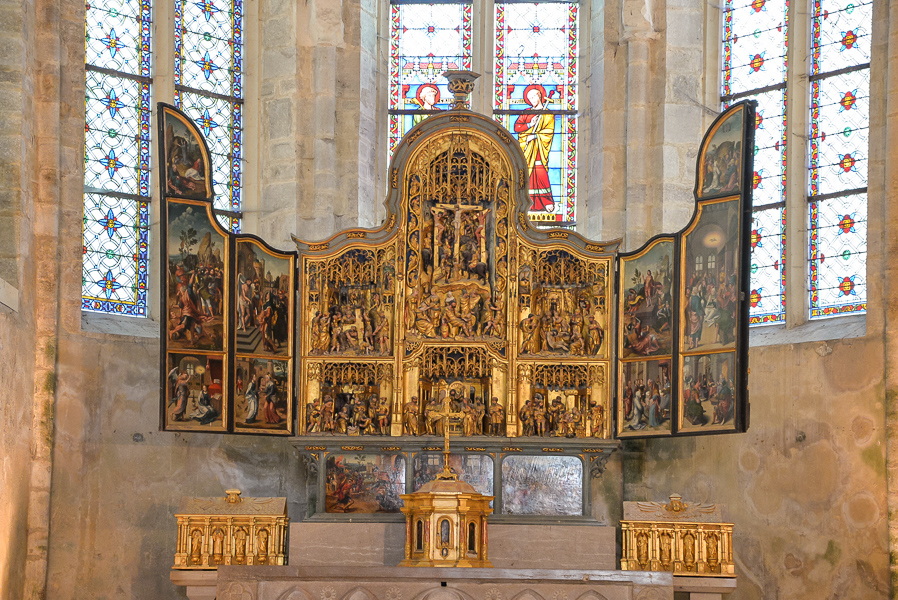 Le retable de l'abbaye