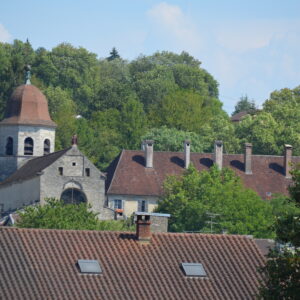 ViaCluny.fr Gigny patrimoine visiter histoire abbaye site clunisien Jura tourisme