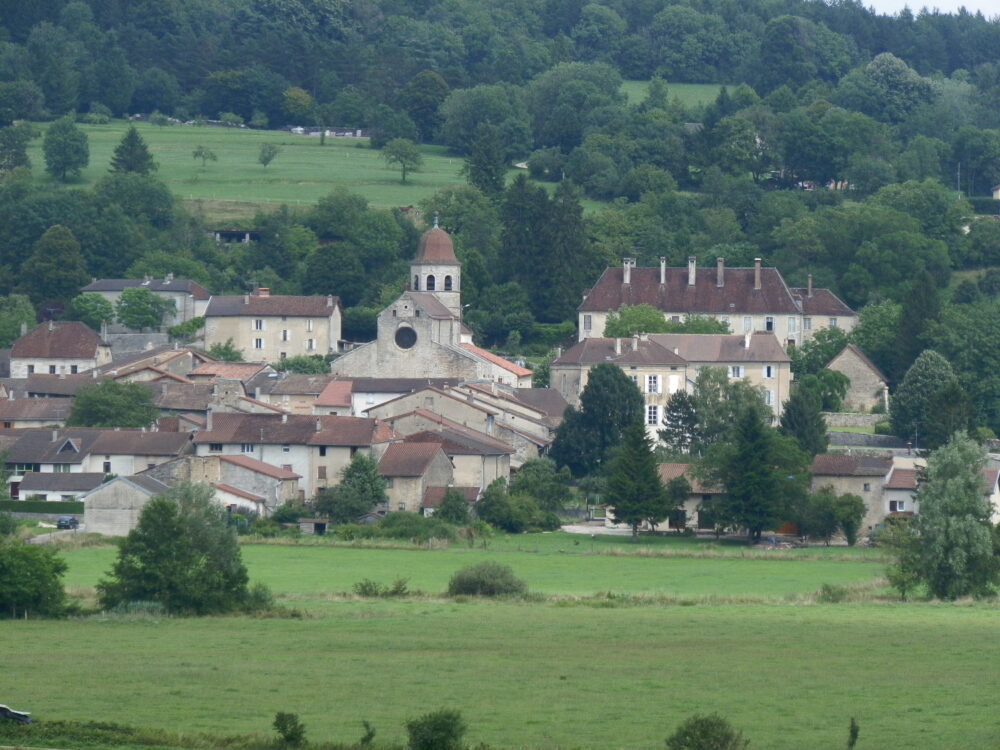Le village autour de l'abbaye