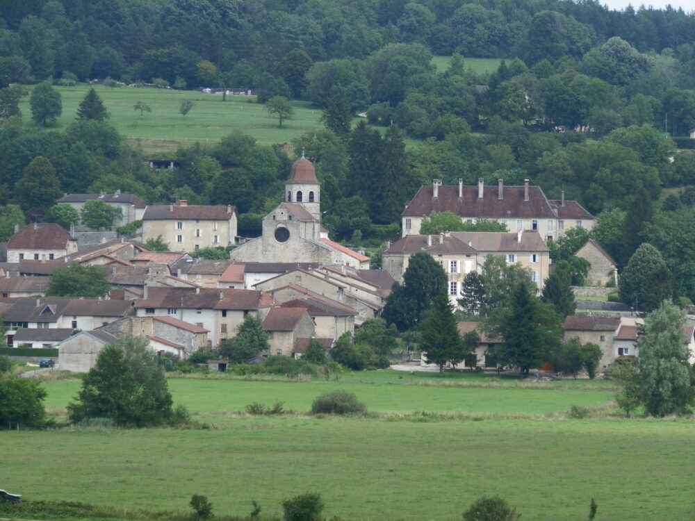 Le village autour de l'abbaye