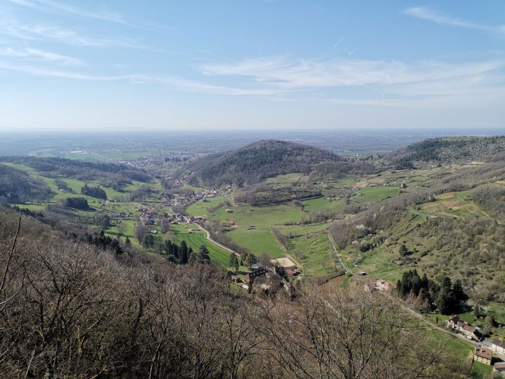 Vue sur Gizia, Cuisia et Cousance