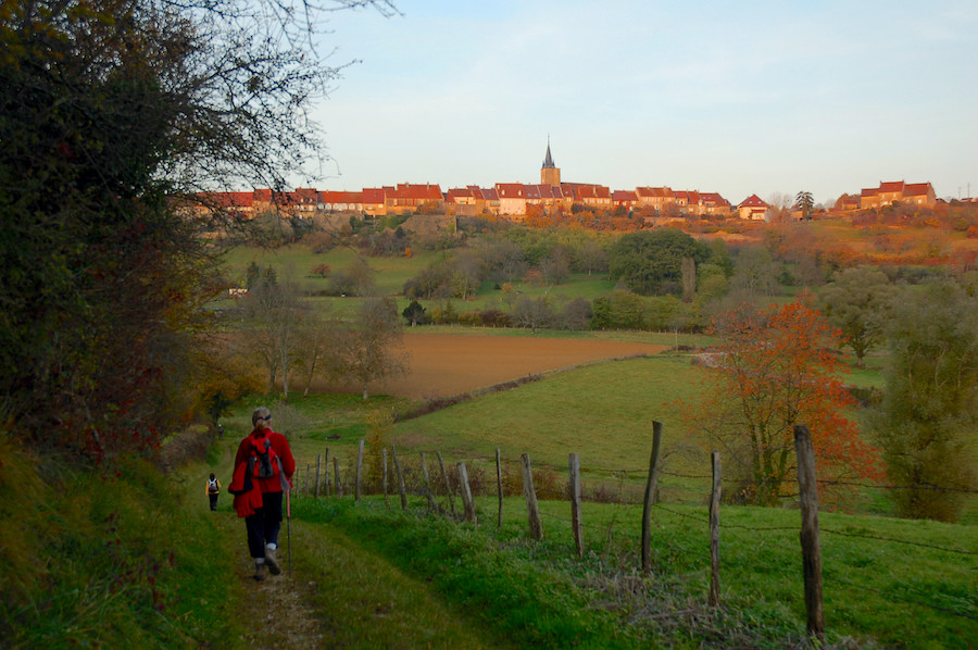 Coucher de soleil sur Montaigu