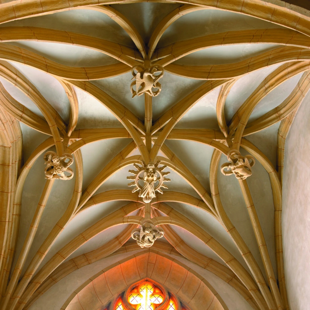 Plafond de la chapelle des Chalon