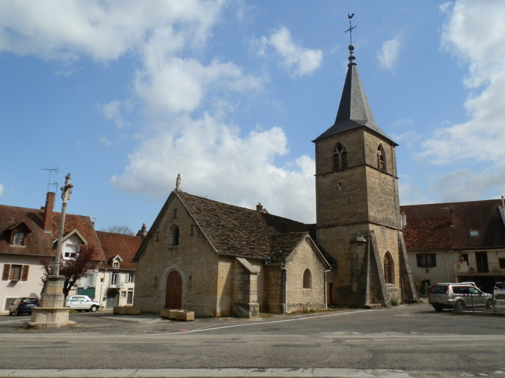 L'église, peinte par Utrillo dans un tableau vers 1910